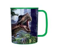 3D LiveLife Drinking Cup - T-Rex Scene from Deluxebase. 300ml Plastic Mug with Dinosaur Theme, Reusable Coffee Cup, Portable Animal Tumbler for Camping, Picnic, Travel & Everyday Use.