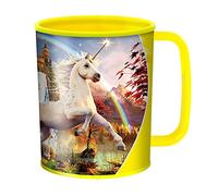 3D LiveLife Drinking Cup - Unicorn Evening Star from Deluxebase. 300ml Plastic Mug with Fantasy Theme, Reusable Coffee Cup, Portable Animal Tumbler for Camping, Picnic, Travel & Everyday Use.