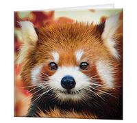 3D LiveLife Greeting Card - Baby Red Panda from Deluxebase. Blank Card with Lenticular 3D Red Panda Image and Envelope. Unique Notecard for All Occasions and Premium Stationery Sets.
