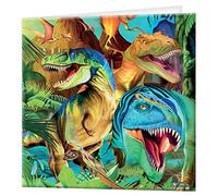 3D LiveLife Greeting Card - Dino Smiles from Deluxebase. Blank Card with Lenticular 3D Dinosaur Image and Envelope. Unique Notecard for All Occasions and Premium Stationery Sets.