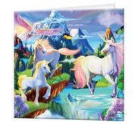 3D LiveLife Greeting Card - Unicorn Bliss from Deluxebase. Blank Card with Lenticular 3D Unicorn Image and Envelope. Unique Notecard for All Occasions and Premium Stationery Sets.