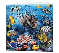 3D LiveLife Greeting Card - Wonders of the Reef from Deluxebase. Blank Card with Lenticular 3D Reef Image and Envelope. Unique Notecard for All Occasions and Premium Stationery Sets.