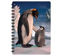 3D LiveLife Jotter - Penguin Son from Deluxebase. Spiral Bound A6 Notebook with 80 Plain Recycled Pages. Pocket Sized Animal Notepad, Journal or Drawing Book with Bird Cover