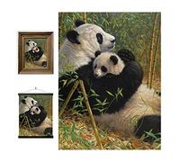 3D LiveLife Lenticular Pictures - A New Dynasty from Deluxebase. A3 Unframed Deep 3D Effect Animal Wall Art for Living Room, Bedroom or Kitchen. Unique Panda Print Poster for Home Decor.