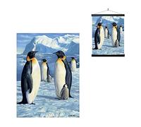 3D LiveLife Lenticular Pictures - Antarctic Majesty from Deluxebase. A3 Unframed Deep 3D Effect Animal Wall Art for Living Room, Bedroom or Kitchen. Unique Penguin Print Poster for Home Decor.
