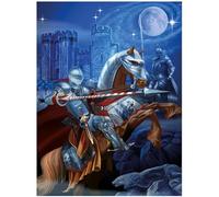 3D LiveLife Lenticular Pictures - Knight Moves from Deluxebase. A3 Unframed Deep 3D Effect Wall Art for Living Room, Bedroom or Kitchen. Unique Knight Print Poster for Home Decor.