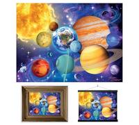 3D LiveLife Lenticular Pictures - Space Odyssey from Deluxebase. A3 Unframed Deep 3D Effect Space Wall Art for Living Room, Bedroom or Kitchen. Unique Planet Print Poster for Home Decor.