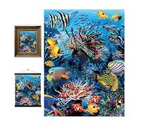 3D LiveLife Lenticular Pictures - Wonders of the Reef from Deluxebase. A3 Unframed Deep 3D Effect Animal Wall Art for Living Room, Bedroom or Kitchen. Unique Sealife Print Poster for Home Decor.