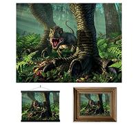 3D LiveLife Lenticular Wall Art Prints - Wee Rex from Deluxebase. Unframed 3D Dinosaur Poster. A perfect wall filler. Original artwork licensed from renowned artist, Jerry LoFaro