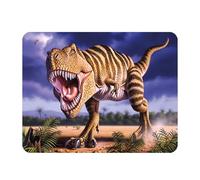 3D LiveLife Magnet - Brown Rex from Deluxebase. Lenticular Jurassic Fridge Magnet. Decorative 3D Dinosaur Flat Magnets. Cute Small Magnets for Fridge, Dishwasher and Whiteboard.