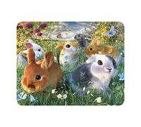3D LiveLife Magnet - Bunnies from Deluxebase. Lenticular 3D Rabbit Fridge Magnet. Magnetic decor for kids and adults with artwork licensed from renowned artist, David Penfound