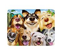 3D LiveLife Magnet - Canine Selfie from Deluxebase. Lenticular Animal Fridge Magnet. Decorative 3D Dog Flat Magnets. Cute Small Magnets for Fridge, Dishwasher and Whiteboard.