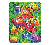 3D LiveLife Magnet - Cute Clowns from Deluxebase. Lenticular Ocean Fridge Magnet. Decorative 3D Clownfish Flat Magnets. Cute Small Magnets for Fridge, Dishwasher and Whiteboard.
