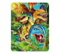 3D LiveLife Magnet - Dino Smiles from Deluxebase. Lenticular Jurassic Fridge Magnet. Decorative 3D Dinosaur Flat Magnets. Cute Small Magnets for Fridge, Dishwasher and Whiteboard.