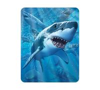 3D LiveLife Magnet - Great White Delight from Deluxebase. Lenticular Ocean Fridge Magnet. Decorative 3D Shark Flat Magnets. Cute Small Magnets for Fridge, Dishwasher and Whiteboard.
