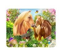 3D LiveLife Magnet - Greener Pastures from Deluxebase. Lenticular Animal Fridge Magnet. Decorative 3D Horse Flat Magnets. Cute Small Magnets for Fridge, Dishwasher and Whiteboard.