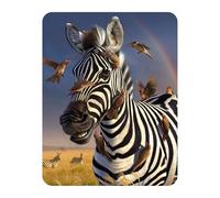 3D LiveLife Magnet - Jailbird from Deluxebase. Lenticular 3D Zebra Fridge Magnet. Magnetic decor for kids and adults with artwork licensed from renowned artist, Jerry LoFaro