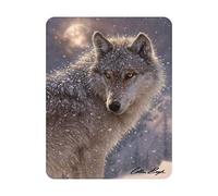 3D LiveLife Magnet - Lone Wolf from Deluxebase. Lenticular Animal Fridge Magnet. Decorative 3D Wolf Flat Magnets. Cute Small Magnets for Fridge, Dishwasher and Whiteboard.