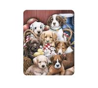 3D LiveLife Magnet - Puppy Pals from Deluxebase. Lenticular 3D Dog Fridge Decor. Magnetic picture for kids and adults.