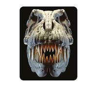 3D LiveLife Magnet - T-Rex Skull from Deluxebase. Lenticular Jurassic Fridge Magnet. Decorative 3D Dinosaur Flat Magnets. Cute Small Magnets for Fridge, Dishwasher and Whiteboard.