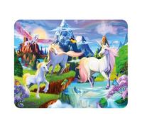 3D LiveLife Magnet - Unicorn Bliss from Deluxebase. Lenticular Fantasy Fridge Magnet. Decorative 3D Unicorn Flat Magnets. Cute Small Magnets for Fridge, Dishwasher and Whiteboard.