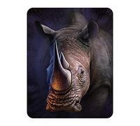 3D LiveLife Magnet - White Rhino from Deluxebase. Lenticular 3D Rhino Fridge Magnet. Magnetic decor for kids and adults with artwork licensed from renowned artist, Jerry LoFaro