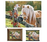 3D LiveLife The Visit Deluxebase Lenticular Wall Poster Horse 3D Poster No Frame Perfect Wall Decoration Original Licensed Artwork by Renowned Artist Persis Clayton Weirs