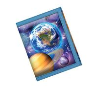 3D LiveLife Wallets - Space Odyssey from Deluxebase. Cool Lenticular Planet Trifold Wallet with Zipper, Coin Pocket, Keyring and Card Holder. Solar System Themed Small Gifts for Men and Women.