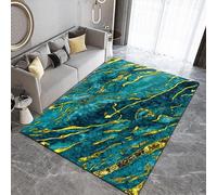 3D Living Room Carpet, Abstract Marble Texture Printed Rug, Soft Comfortable Non-Slip Rectangle Floor Mat For Dining Bedroom Home Decor, 40 X 60 Cm /4700973424858