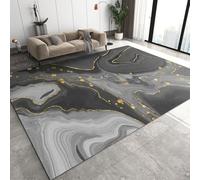 3D Living Room Carpet, Abstract Marble Texture Printed Rug, Soft Comfortable Non-Slip Rectangle Floor Mat For Dining Bedroom Home Decor, 40 X 60 Cm -84260068950