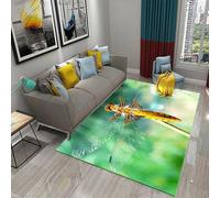 3D Living Room Carpet, Animal Dragonfly Printed Rug, Soft Comfortable Non-Slip Rectangle Floor Mat For Dining Bedroom Home Decor, 40 X 60 Cm -607977427806