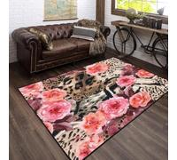 3D Living Room Carpet, Animal Tiger Printed Rug, Soft Comfortable Non-Slip Rectangle Floor Mat For Dining Bedroom Home Decor, 40 X 60 Cm -803891338837