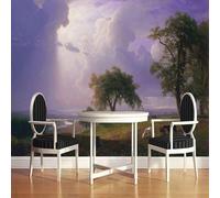 3D Living Room Mural Home Decoration Trees Woods Night View Bedroom Living Room Modern Wallpaper-430cm×300cm