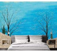 3D Living Room Mural Home Decoration Woods Trees Landscape Office Study Living Room Background Wallpaper-250cm×170cm