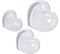 3D Love Heart Shape Bar Molds Polycarbonate Chocolate Mold Candy Fondant Tray Mould Plastic Form Baking Pastry Bakery Tools