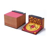 3D Lucky Three-Dimensional Sticky Note Book, 3D Calendar 2026, Time Piece Calendar 2026-125 Pages (3.15 * 3.15 * 2.17 in) for Recording and Reminding Important Events, Office and Room Decorations