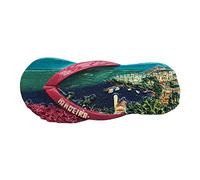 3D Madeira Portugal Souvenir flip flops shaped fridge magnet,Home & kitchen decoration Madeira Portugal refrigerator magnet