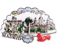 3D Madrid Spain Fridge Magnet Travel Souvenir Gift Collection Home & kitchen Decoration Magnetic Sticker Refrigerator Magnet