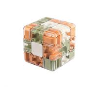 3D Magic Cube Maze Ball Puzzle, 3×3 Gear Cube Spatial Awareness Brain Training Toy for Stress Relief & Logic Development, Educational Focus Game Gift for Adults Teens