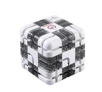 3D Magic Cube Maze Ball Puzzle - Ultimate Brain Teaser for Adults & Teens, Spatial Logic Training, Stress Relief Fidget Toy, Educational STEM Gift for Family Game Night, Travel & Party Fun (grey)