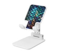 3D Magical Dragon Scales Pattern Cell Phone Stand, Adjustable Angle Height Mobile Phone Holder for Desk,Folding Desktop Phone Stand, Portable Tablet Stand Compatible with 4.4"-6.3" Smartphone
