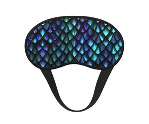 3D Magical Dragon Scales Pattern Print Blindfold Sleep Mask, 100% Block Light Eye Sleep Shade Cover Eye Masks with Adjustable Strap