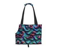 3D Magical Dragon Scales print Puppy Carrier Walking Dog Bags Pets Dogs Carrier Bags for small Dogs and Cat and Rabbit