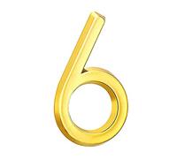 3D Mailbox Numbers Adhesive House Number Stickers Door Number Address Numbers Door Plaques Address Numbers Made from ABS Height 5cm /2in(ABS Gold 6)
