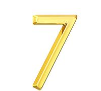 3D Mailbox Numbers Adhesive House Number Stickers Door Number Address Numbers Door Plaques Address Numbers Made from ABS Height 5cm /2in(ABS Gold 7)