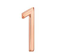 3D Mailbox Numbers Adhesive House Number Stickers Door Number Address Numbers Door Plaques Address Numbers Height Made from ABS 5cm /2in(ABS Brown 1)