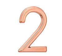 3D Mailbox Numbers Adhesive House Number Stickers Door Number Address Numbers Door Plaques Address Numbers Made from ABS Height 5cm /2in(ABS Brown 2)