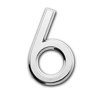 3D Mailbox Numbers Adhesive House Number Stickers Door Number Address Numbers Door Plaques Address Numbers Made from ABS Height 5cm /2in(ABS Silver 4)
