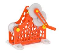 3D Manual Filament Spool Winder, Industrial Consumables Winder with Uniform Wire Routing, Removable Modular Design for Wires Weighing 1kg, for 3D Printing Enthusiasts, Textile Artists(Orange)