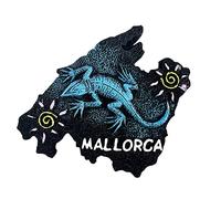 3D Map-Shaped Mallorca Spain Fridge Magnet Souvenir Gift,Resin Handmade Mallorca Refrigerator Magnet Home & Kitchen Decoration Collection